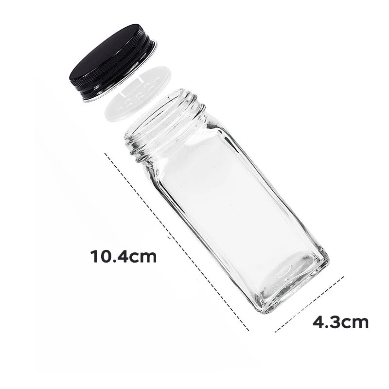 Glass Spice Shaker Bottles - Better You Zone