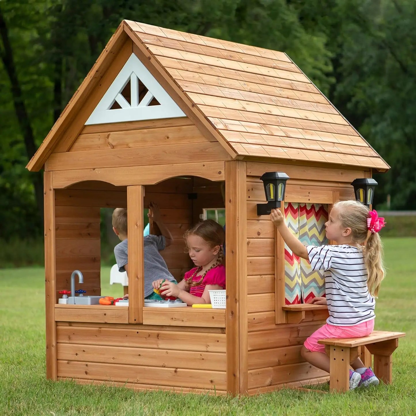 Cedar Wooden Playhouse