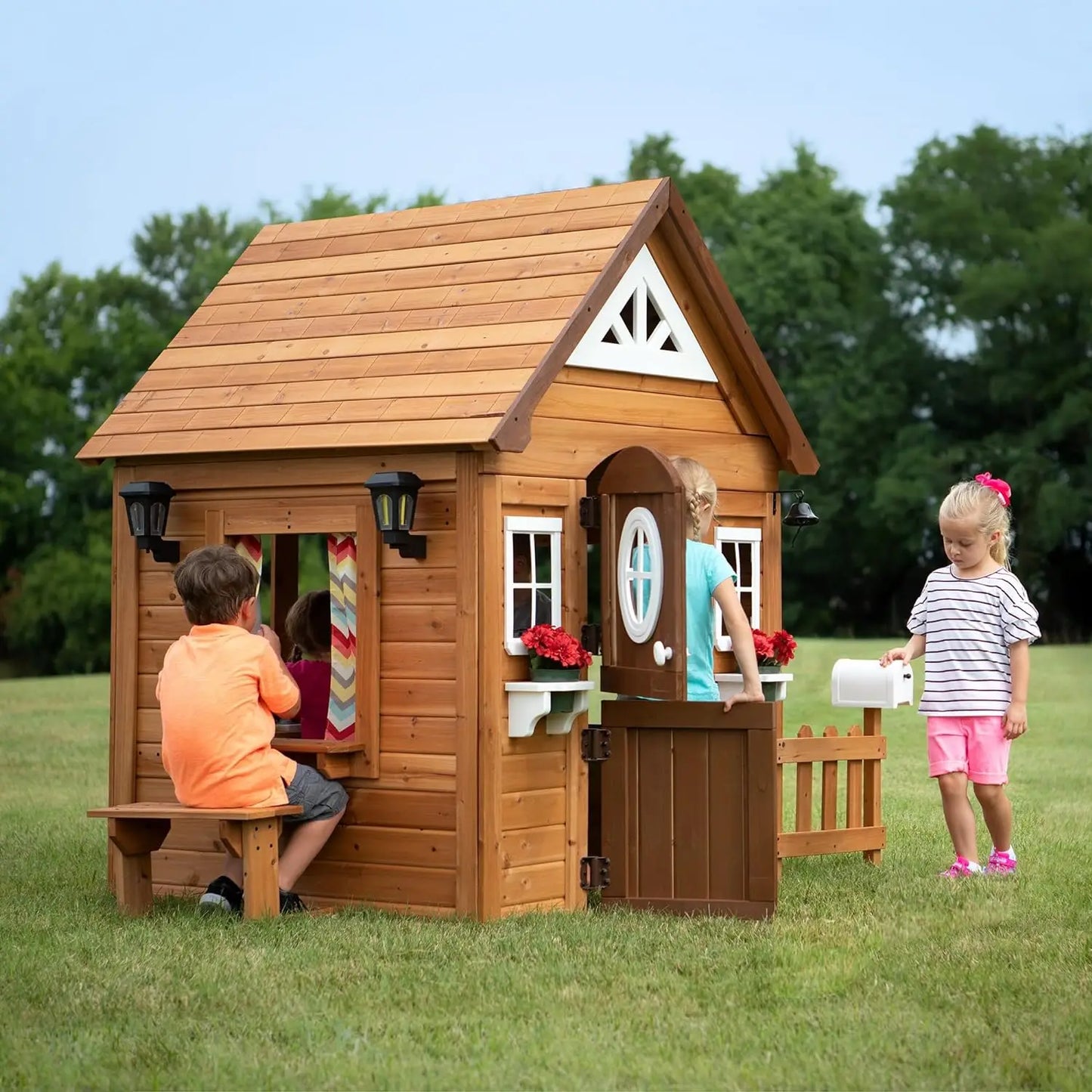 Cedar Wooden Playhouse